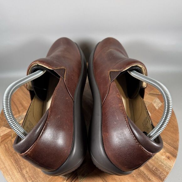 Alegria Women's Keli Pro Brown Leather Nursing Comfort Clogs EU 41 US 10.5 - Picture 5 of 8